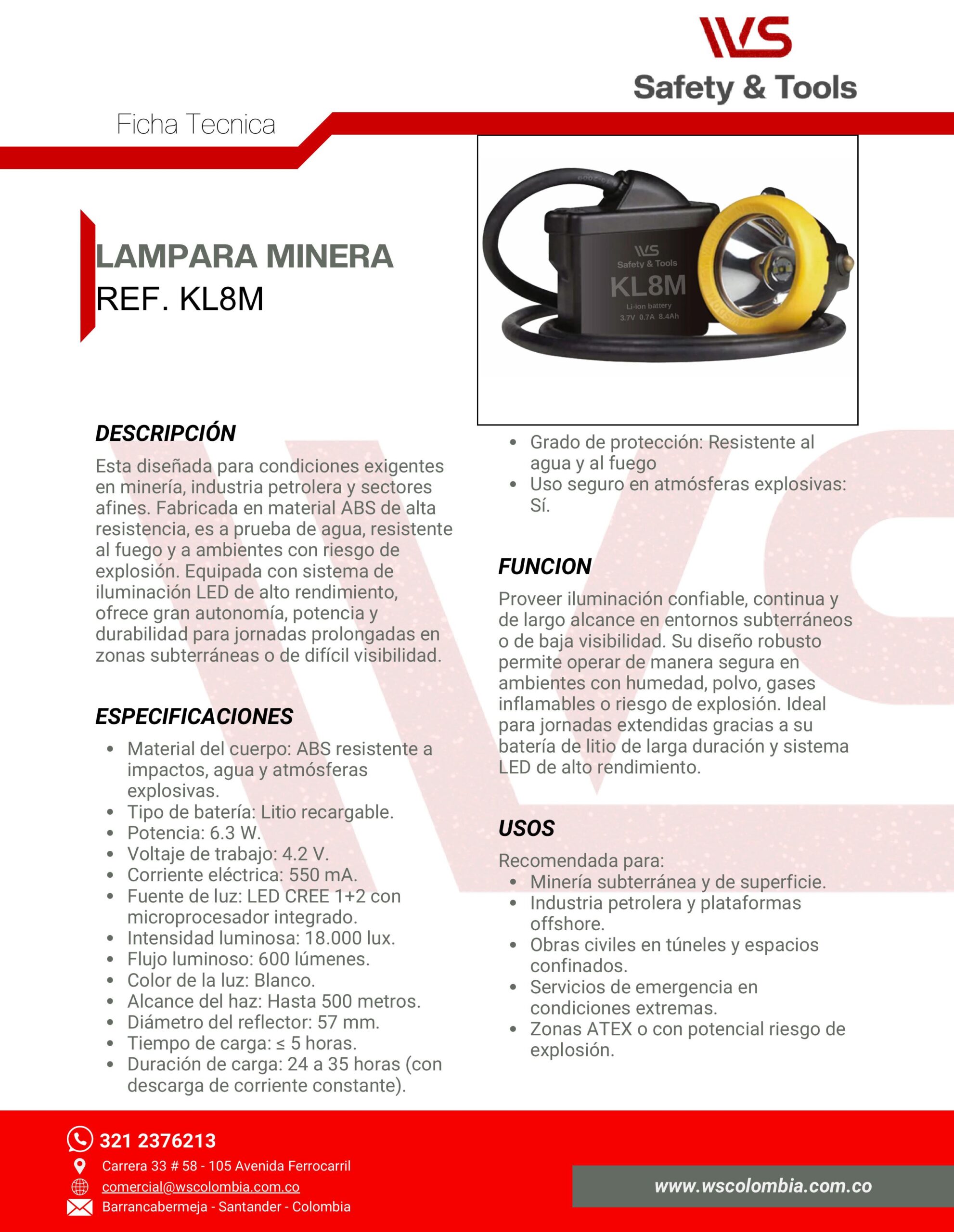 FICHA TECNICA lampara minera kl8m scaled