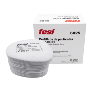 Pre filtro contra material particulado 6025 P2R