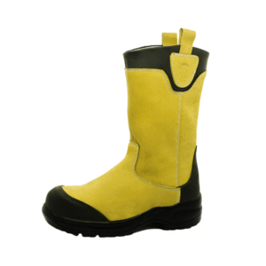 Botas de seguridad caña alta reforzada Black Black Bull