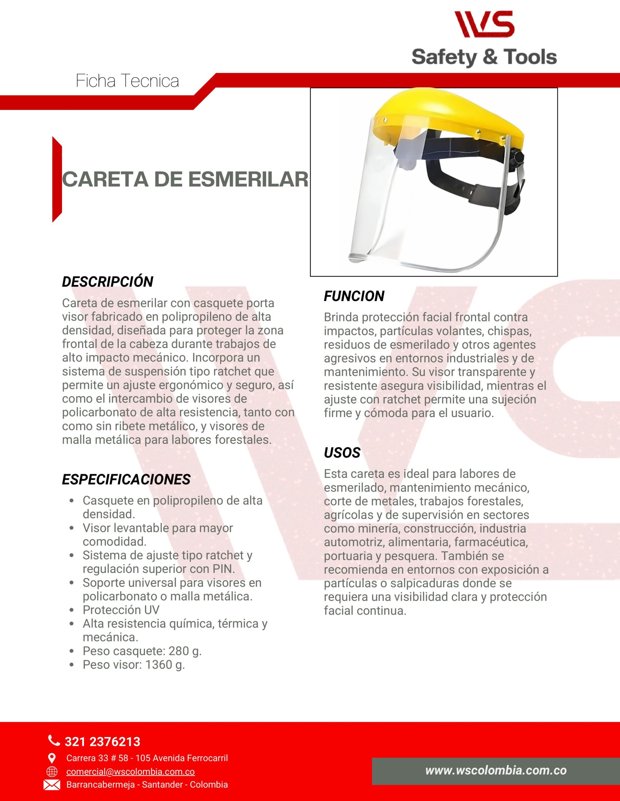 FICHA TECNICA careta de esmerilar scaled